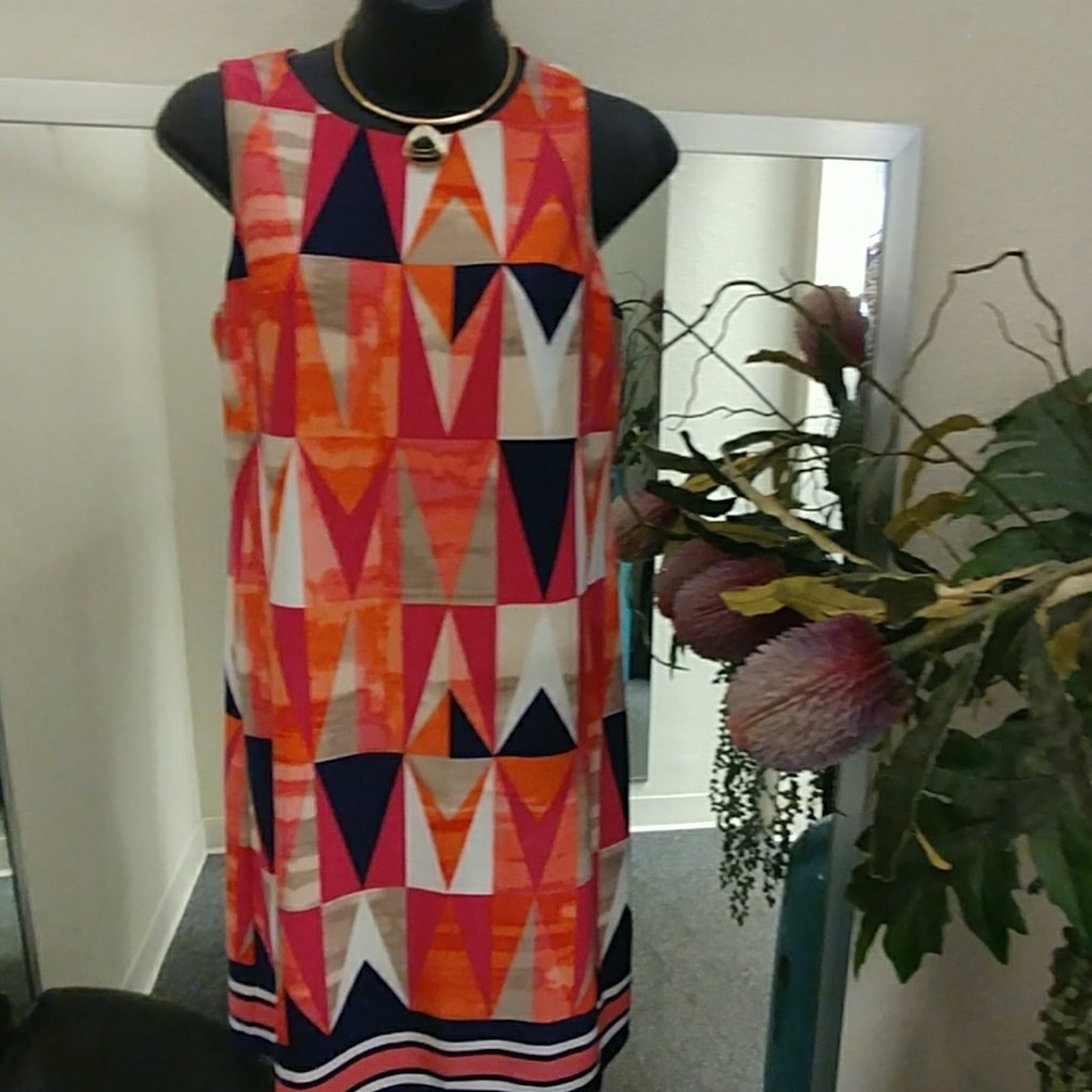 Jessica Howard Petite Printed Dress